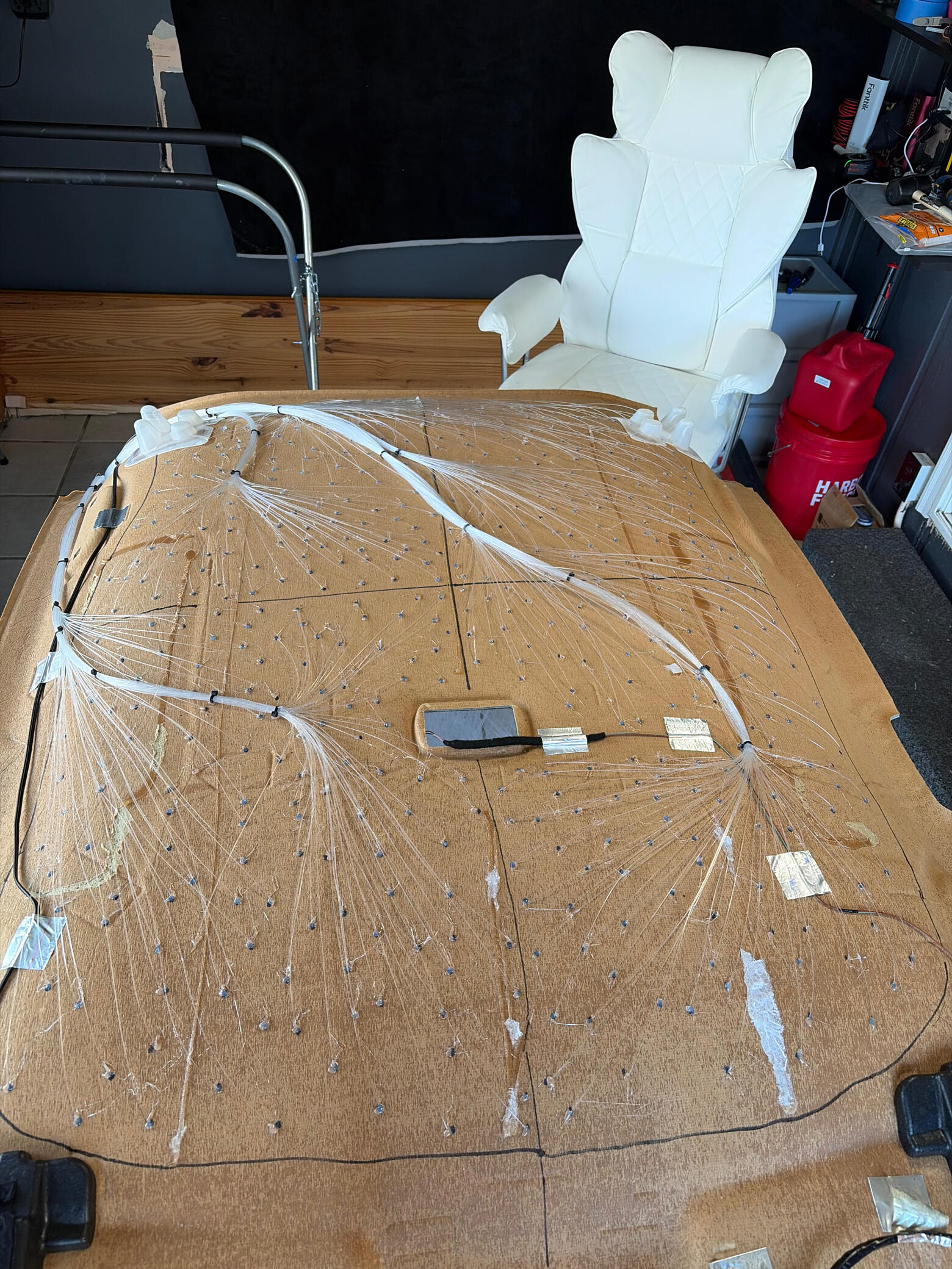 Sunroof Suede Installation